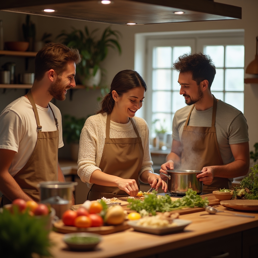Taller de cocina en francés como actividad cultural inmersiva